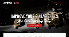 Desktop Screenshot of guitarskills.com